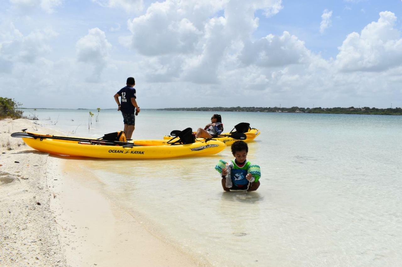 Casa Maya Blue Hotel Bacalar Exterior photo